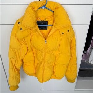 Lucky Brand Yellow Puffer Jacket